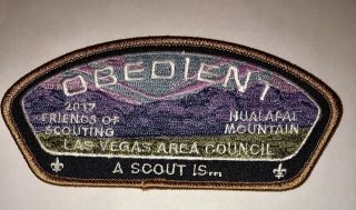 Las Vegas Area Council Boy Scout 2017 Fos Csp Obedient Hualapai Mountain