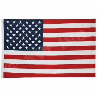4 - Pack 3x5 American Flags W/ Grommets - Usa United States Of America - Us Stars