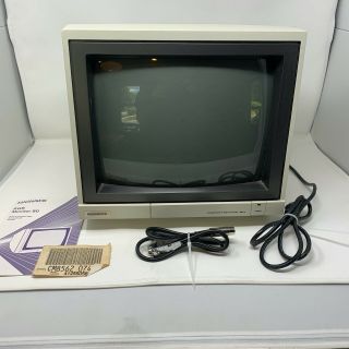 Vintage Magnavox Rgb 13 " Monitor And Commodore 64,  128,  Amiga