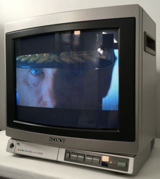 13 " Vintage Crt Tv (sony Trinitron Kv - 1370r)