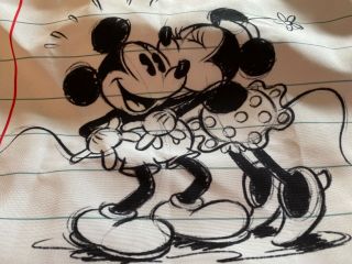 Harveys Seatbelt Mickey Loves Minnie Mouse Disney Dust Bag Euc