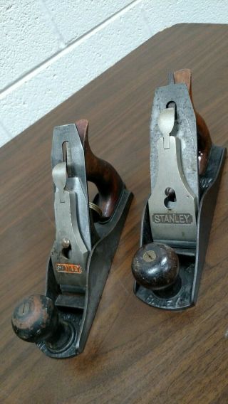 Vintage Stanley Bailey Hand Planes No 3 & 4 Pat Dates Woodworking