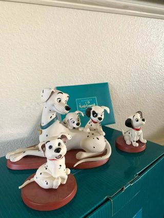 Wdcc Disney Classics Patient Perdita 101 Dalmatians & 2 Additional Pups - Box