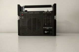 Sony Tfm - 8100w Vintage Am/Fm Radio 3 Band 1 Fet,  14 Transistor Made In Japon 2
