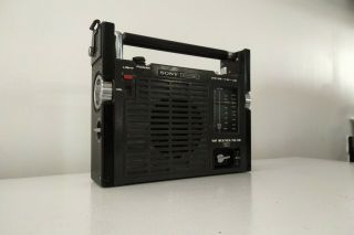 Sony Tfm - 8100w Vintage Am/Fm Radio 3 Band 1 Fet,  14 Transistor Made In Japon 3