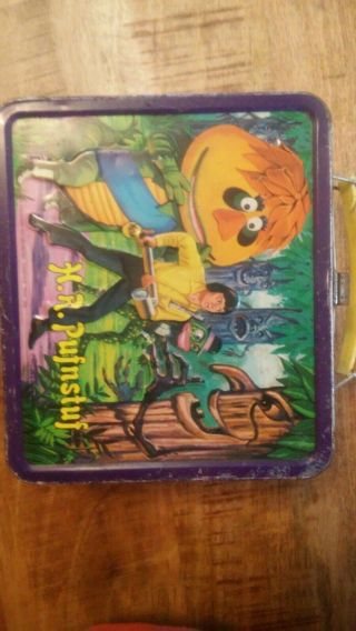 Vintage 1970 H.  R.  Pufnstuf Metal Lunch Box Sid Marty Krofft No Thermos No Res