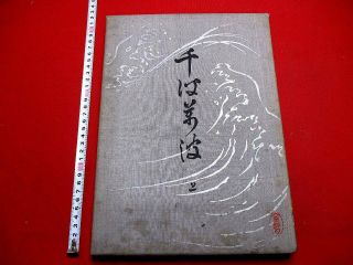 3 - 65 2 - 30 Wave pattern design SENNAMI Japanese Woodblock print BOOK 2