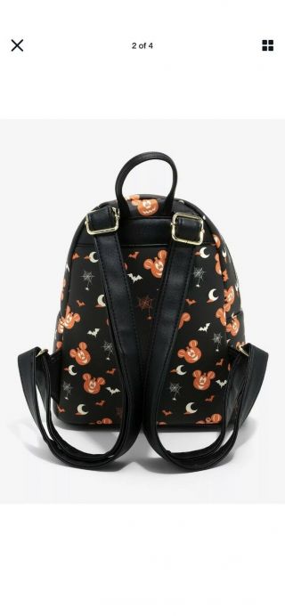 Loungefly Disney Mickey Mouse Halloween Pumpkin Backpack Confirmed Order 2