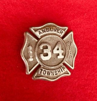 Antique: Andover Township,  Nj Volunteer Fire 34