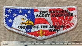 2005 National Scout Jamboree Order Of The Arrow Flap Patch Service Corps Eagle