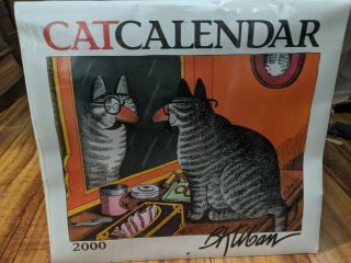 B.  Kliban Cat Calendar Vintage Collector 