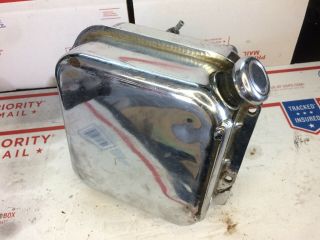 Harley Xlch Ironhead Sportster Lunch Box Chrome Oil Tank Vintage