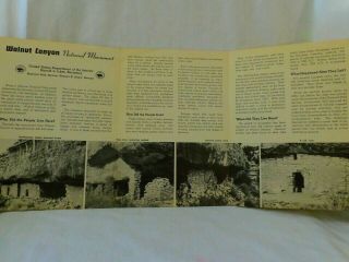1941 Walnut Canyon National Monument Arizona Brochure Booklet With Map 3