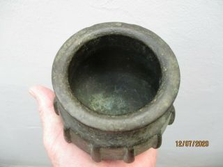 An Early Antique Chinese/Asian Heavy Bronze Jar/Incense Burner 17/18th C? 2