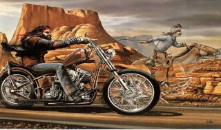 David Mann Ghost Rider (harley) 3 