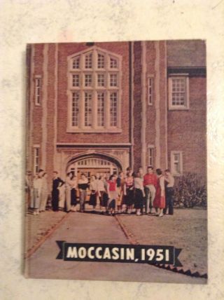 Moccasin 1951 University Of Chattanooga Tennessee College Yearbook Tn School