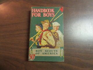 Handbook For Boys,  Sept.  1944 Printing,  Black & White Insignia Pages Mb1