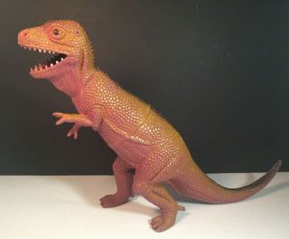 Vintage Dor Mei Tyrannosaurus Rex Dinosaur 1986 Toy 10 1/2 " Tall