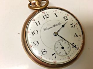 Vintage Hampden Pocket Watch 17 Jewel Signed Inside