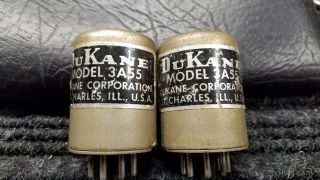 Vintage Dukane 3a55a Mic Input Transformers