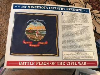 Battle Flags Of The Civil War - 1st Minnesota Infantry Regiment Flag