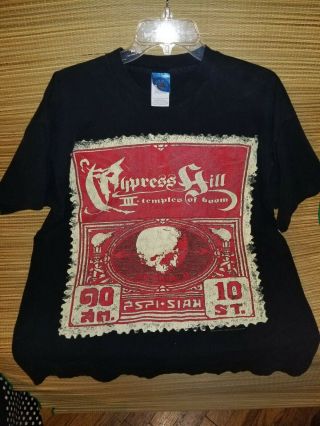 Vintage Cypress Hill Concert T - Shirt Distressed Rap Concert Xl