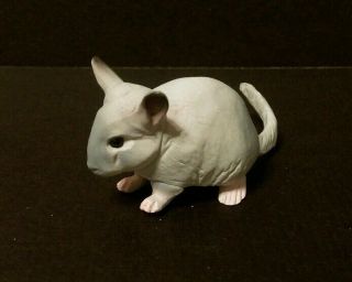 Rare Kaiyodo Choco Q Pet Animal 4 Light Gray Chinchilla B Figure Cute