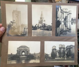 Nine Unique,  1915 San Francisco,  Calif.  Ppie Buildings & Grounds Photos