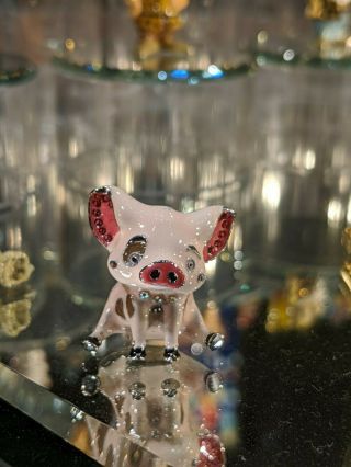 Disney Arribas Brothers Swarovski® Crystal Pua Pig Moana Jeweled Mini Figure