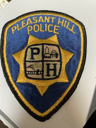 Pleasant Hill Police (california) 2nd Issue Shoulder Patch