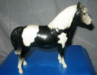 Vintage Breyer Shetland Pony Glossy Black & White Patches