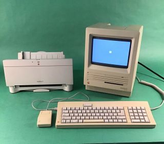 Vintage Apple Macintosh Se Superdrive M5011 Mouse Keyboard Stylewriter Ii 20sc