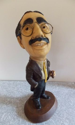 Vintage 1973 Esco Chalkware Statue Of Groucho Marx 16 " Estate Find