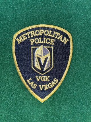 Las Vegas Metropolitan Police Patch Vegas Golden Knights Lvmpd Vgk