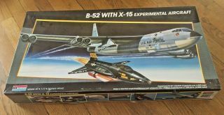 Vintage Monogram Young Astronauts B - 52 With X - 15 1987 - 1/72 Scale Complete