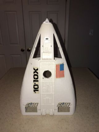 Vintage Gi Joe 1987 Defiant Space Shuttle Shell Great Shape Unbroken