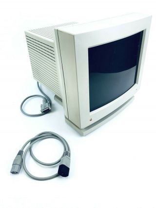 Vintage Apple Macintosh Color Display Crt Monitor M1212