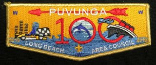Oa Puvunga Lodge 32 Bsa Long Beach Area Council 100th Ann Centennial Flap
