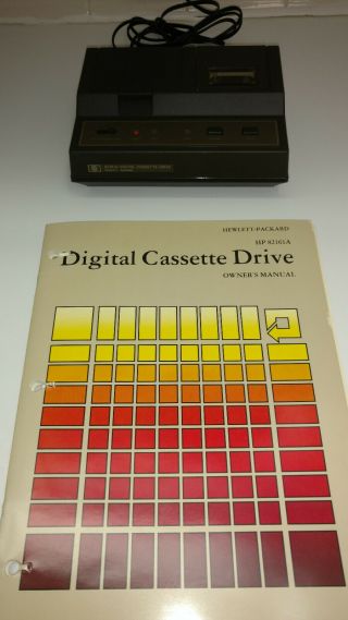 Hp 82161a Digital Cassette Drive Vintage Hewlett Packard