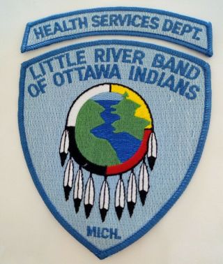 Little River Band Of Ottowa Indians Health Services Michigan Tribal Patch