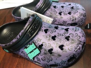 Nwt Disney Parks 2020 Haunted Mansion Crocs Slide Shoes Adult Size M 6 W 8