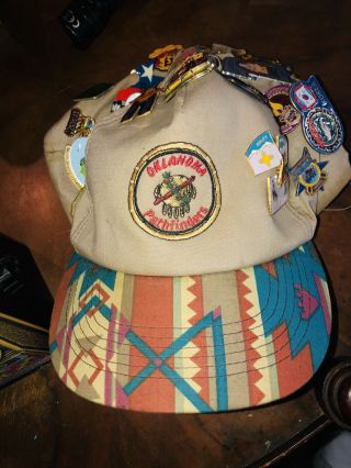 Pathfinders Oklahoma Hat With 29 Pins 2014