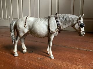 Vintage Breyer Horse Old Timer Model 205 Semi - Gloss Dapple Gray Workhorse