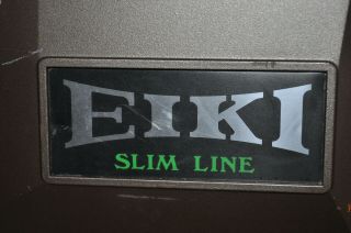 Eiki Model SEL - 0 SLIM SLOT LOAD Vintage Portable Film Projector w/ REMOTE 2