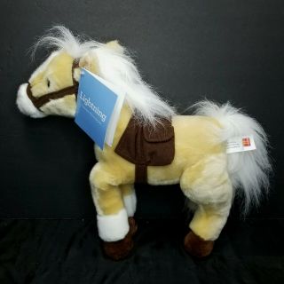 Wells Fargo Legendary Pony Horse Lightning Plush Stuffed Animal With Tags Brown