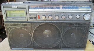 Magnavox D8443 Vintage Large Boombox Radio / Cassette For Tomtw - Jrfwskne Only