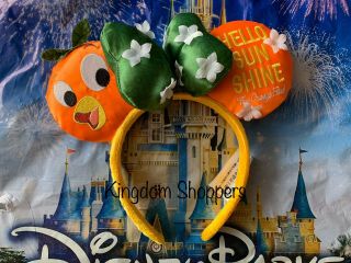 Disney Parks 2020 Epcot Flower And Garden Festival Orange Bird Minnie Ears
