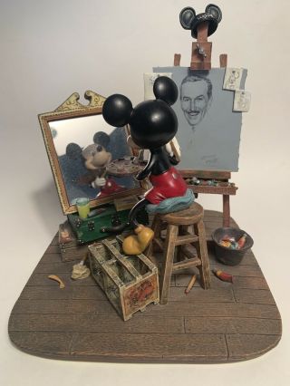 Mickey Mouse Self Portrait Figurine