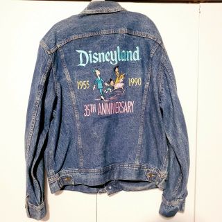 Disney Disneyland 35th Anniversary Lee Denim Jacket Size Medium Authenti