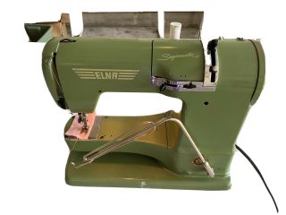 Vintage Elna Supermatic Sewing Machine W/ Case